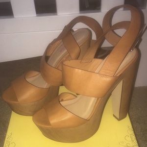 JustFab Strappy Sandal Heels